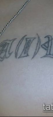 снимка на татуировка на кръвна група (значение) - примерна рисунка - 028