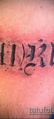 снимка на татуировка на кръвна група (значение) - пример за рисунка - 020