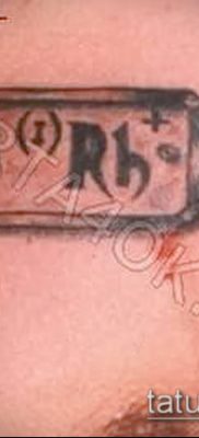 снимка на татуировка на кръвна група (значение) - примерна рисунка - 019