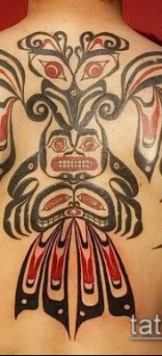 Fotó a tetoválásról Haida (jelentése) - példa rajz - 002