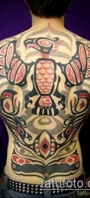 Fénykép a tetoválásról Haida (jelentése) - példa rajz - 011