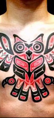 Fénykép a tetoválásról Haida (jelentése) - példa rajz - 021