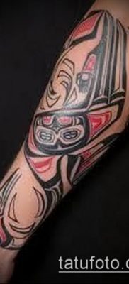 Fotó a tetoválásról Haida (jelentése) - példa rajz - 028