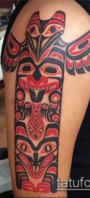 Fotó a tetoválásról Haida (jelentése) - példa rajz - 031