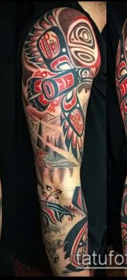Fotó a tetoválásról Haida (jelentése) - példa rajz - 039