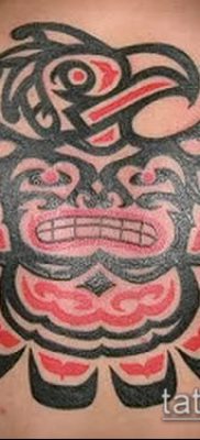 Fotó a tetoválásról Haida (jelentése) - példa rajz - 051