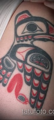 Fotó a tetoválásról Haida (jelentése) - példa rajz - 052