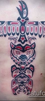 Fénykép a tetoválásról Haida (jelentése) - példa rajz - 060