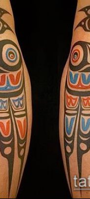 Haida tetoválás fotója (jelentése) - példa rajz - 069