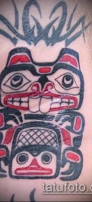 Fotó a tetoválásról Haida (jelentése) - példa rajz - 070