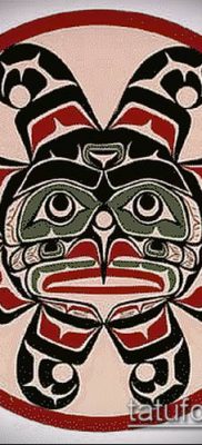 Fotó Haida tetoválásról (jelentése) - példa rajz - 073