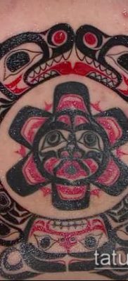 Haida (tetoválás) fotó - példa rajz - 074