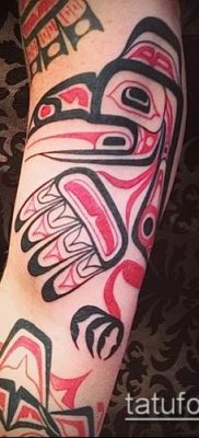 Fotó Haida tetoválásról (jelentése) - példa rajz - 076