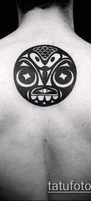 Fotó Haida tetoválásról (jelentése) - példa rajz - 079