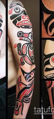 Haida tetoválás fotója (Tattoo haida) (érték) - példa rajz - 080