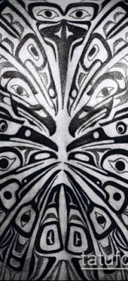 Fotó a tetoválásról Haida (jelentése) - példa rajz - 081