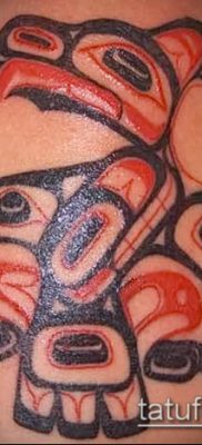 Fotó a tetoválásról Haida (jelentése) - példa rajz - 083