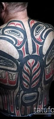 Fotó a tetoválásról Haida (jelentése) - példa rajz - 085