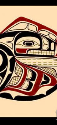 Haida tetoválás fotója (jelentése) - példa rajz - 093