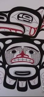 Haida (tetoválás) fotó - példa rajz - 097
