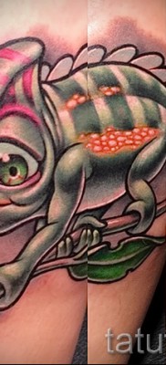 Kaméleon tetoválás - fényképes példa egy jelentésről szóló cikkhez 14012016 44