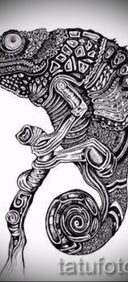 Kaméleon tetoválás - fényképes példa egy jelentésről szóló cikkhez 14012016 37