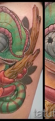 Kaméleon tetoválás - fényképes példa egy jelentésről szóló cikkhez 14012016 35