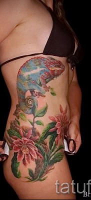 Kaméleon tetoválás - fényképes példa egy jelentésről szóló cikkhez 14012016 25