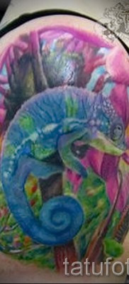 Kaméleon tetoválás - fényképes példa egy jelentésről szóló cikkhez 14012016 24