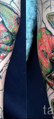 Kaméleon tetoválás - fényképes példa egy jelentésről szóló cikkhez 14012016 21