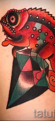 Kaméleon tetoválás - fényképes példa egy jelentésről szóló cikkhez 14012016 17
