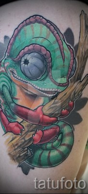 Kaméleon tetoválás - fényképes példa egy jelentésről szóló cikkhez 14012016 5