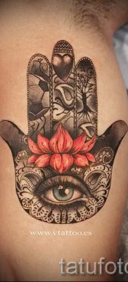 hamsa tetoválás - fényképes példa egy tetoválás jelentését bemutató cikkhez 15