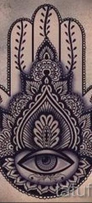 hamsa tetoválás - fényképes példa egy tetoválás jelentését bemutató cikkhez 6