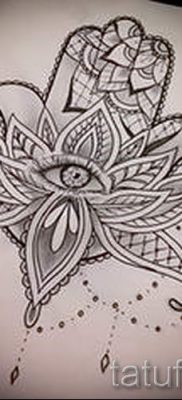 hamsa tetoválás - fényképes példa a tetoválás jelentésével foglalkozó cikkhez 2