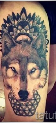 Husky tetovaža - foto primjer gotove tetovaže za članak o značenju 58