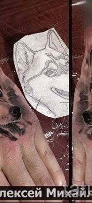 Husky tetovaža - foto primjer gotove tetovaže za članak o značenju 19