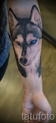 Husky tetovaža - foto primjer gotove tetovaže za članak o značenju 10