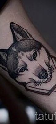 Husky tetovaža - foto primjer gotove tetovaže za članak o značenju 5