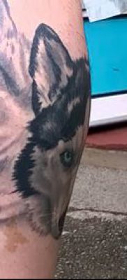 Husky tetovaža - foto primjer gotove tetovaže za članak o značenju 1