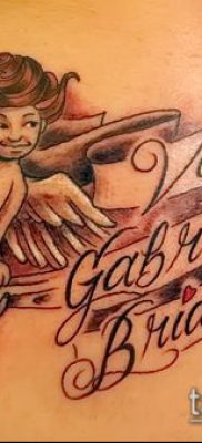 Fénykép kerub tetoválásról (érték) - példa rajz - 062