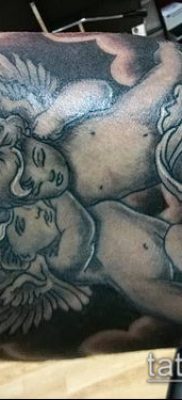 Fénykép kerub tetoválásról (jelentése) - példa rajz - 004