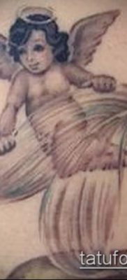 Fénykép kerub tetoválásról (jelentése) - példa rajz - 007