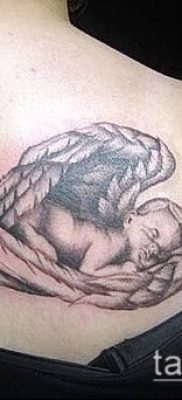 Fénykép kerub tetoválásról (jelentése) - példa rajz - 029