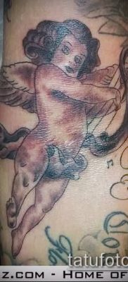 Fénykép kerub tetoválásról (jelentése) - példa rajz - 031