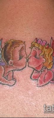 Fénykép kerub tetoválásról (érték) - példa rajz - 038