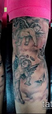 Fénykép kerub tetoválásról (jelentése) - példa rajz - 039