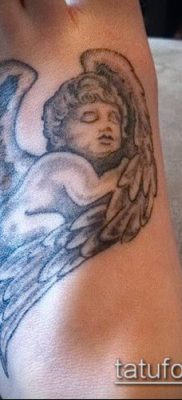 Fénykép kerub tetoválásról (jelentése) - példa rajz - 045