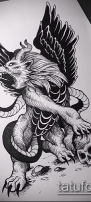 Zdjęcie tatuażu chimery - 11072017 - przykład - 008 Chimera Tattoo