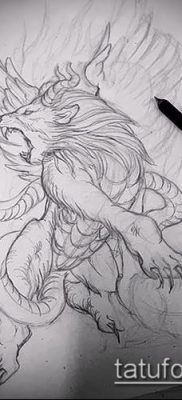 Zdjęcie tatuażu chimery - 11072017 - przykład - 010 Chimera Tattoo